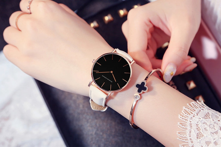 Creative student wrist wholesale light and thin watch